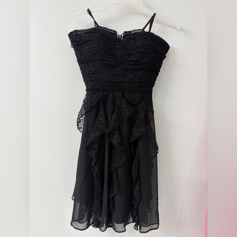 Le Chateau Strapless Lace Dress - Youth 11